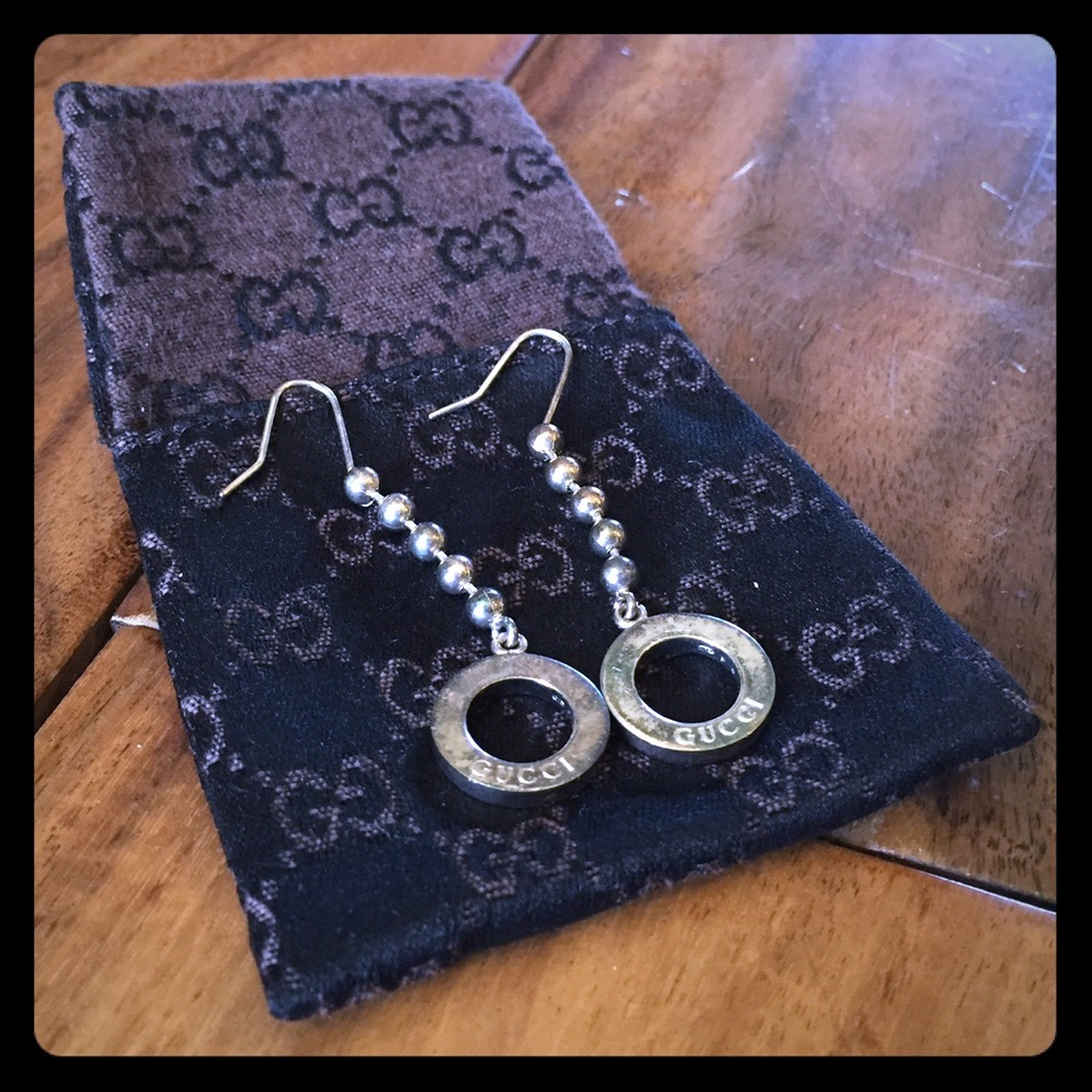 Gucci Silver Hoop Earrings